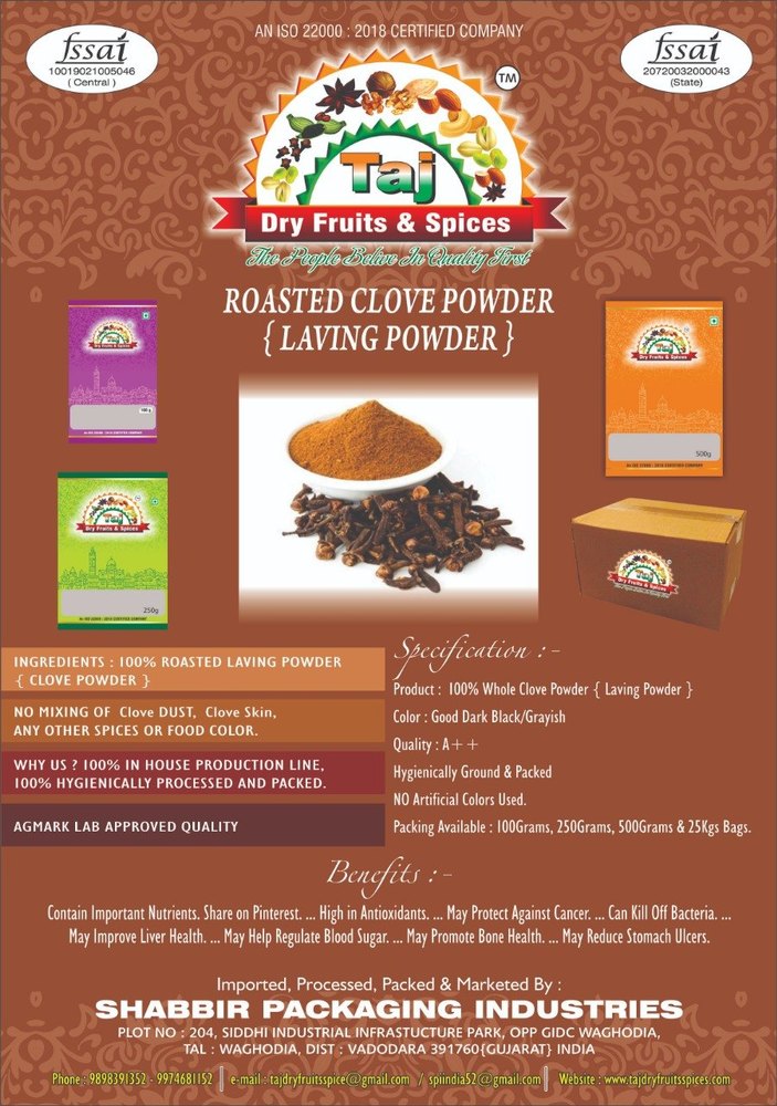 Tajpack Brown Clove
