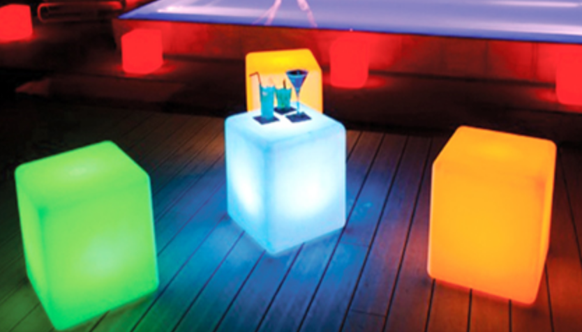 Ainka Rgb and Multi 16 Color Change LED And Waterproof Cube