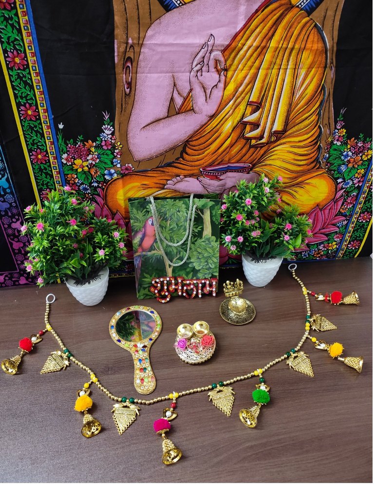 Multicolor Acrylic Diwali Gift Hamper Bag For Diwali Gift, Corporate Gift