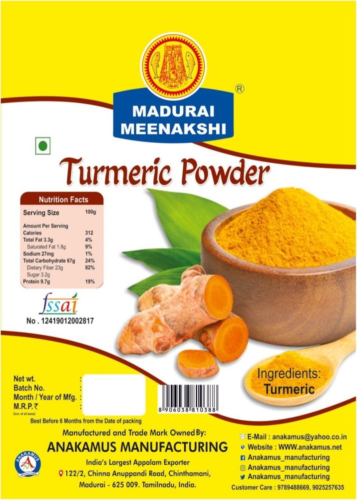 20 Kg Turmeric Powder Bag