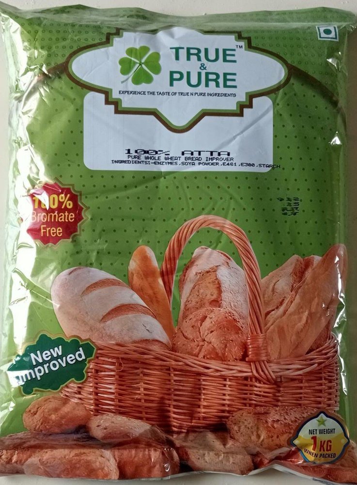 True & Pure 1 Kg 100% Atta Bread Improver, Powder, Packaging Size: 1Kg * 25 = 25 Kg