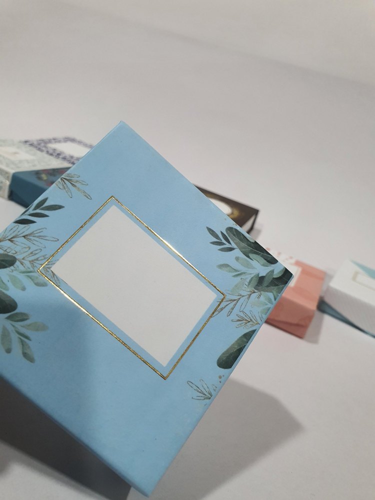 Rectangle Sky Blue JC Jewellery Box