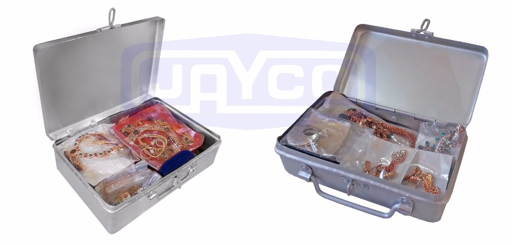 Aluminium Rectangle Jewellery Packing Box