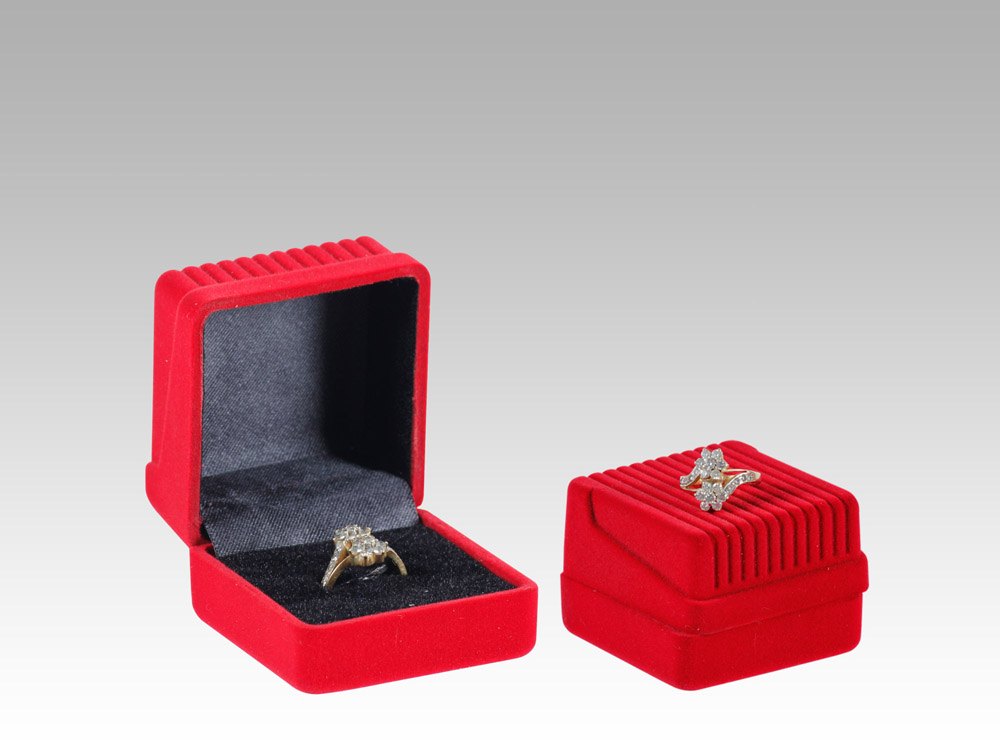 Rectangle Multicolor Ring box