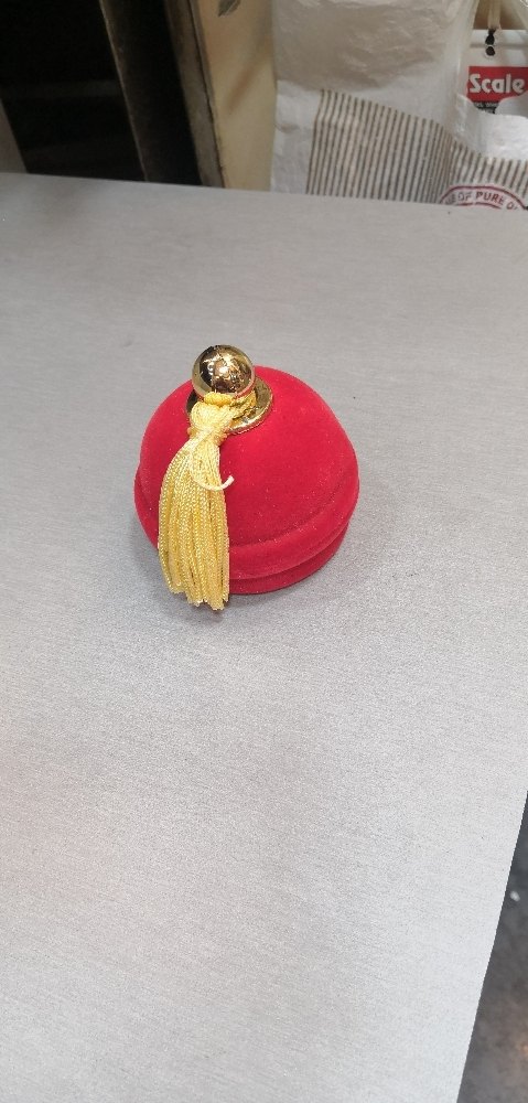 Red Velvet Fancy Ring Box, Packaging Type: 36 & 48 Pieces