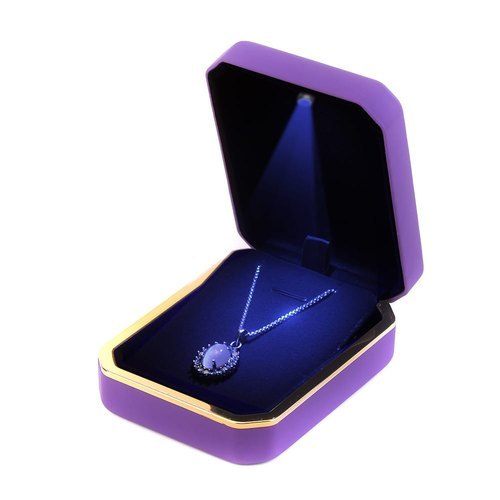 LED Light Necklace Box, For Necklace Storage
