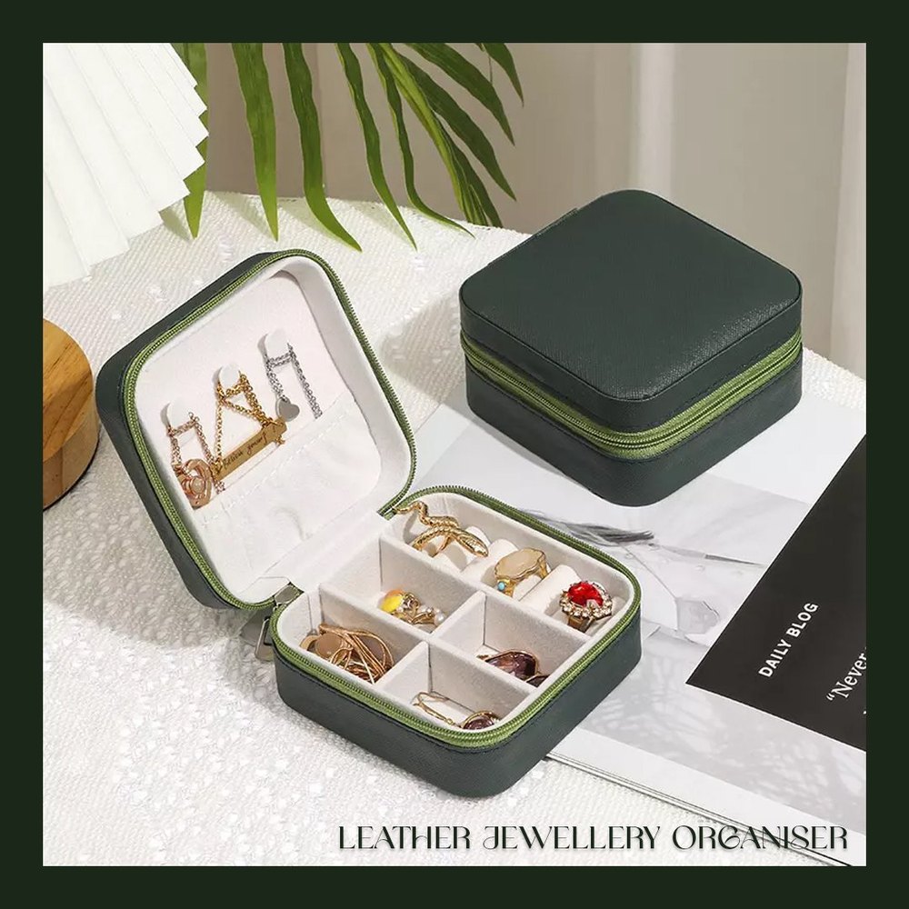 Rectangle Leather Jewelry Box