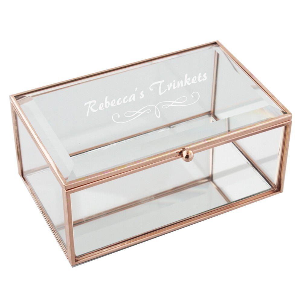 Printed Glass Box, For Home, Hand Printing