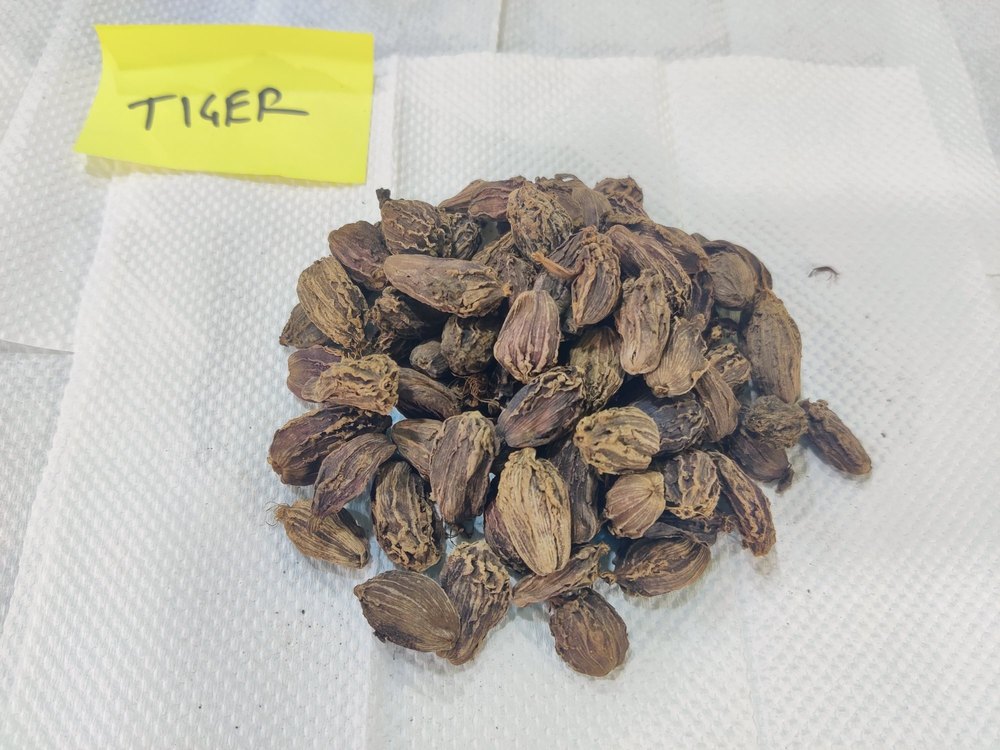 Dry Spices Black Cardamom Big Size, Packaging Size: 50 Kg