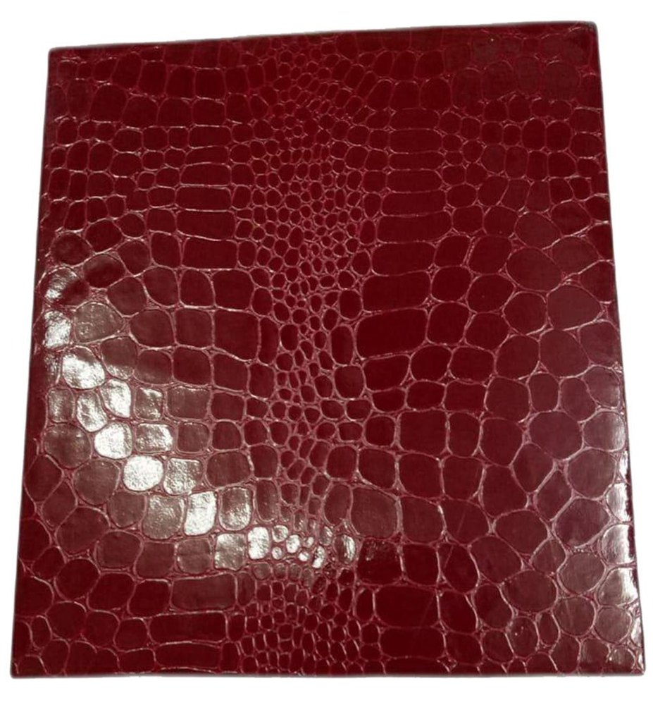 Rectangular Maroon Paper Plastic Necklace Jewelry Box, Size/Dimension: 20x16cm