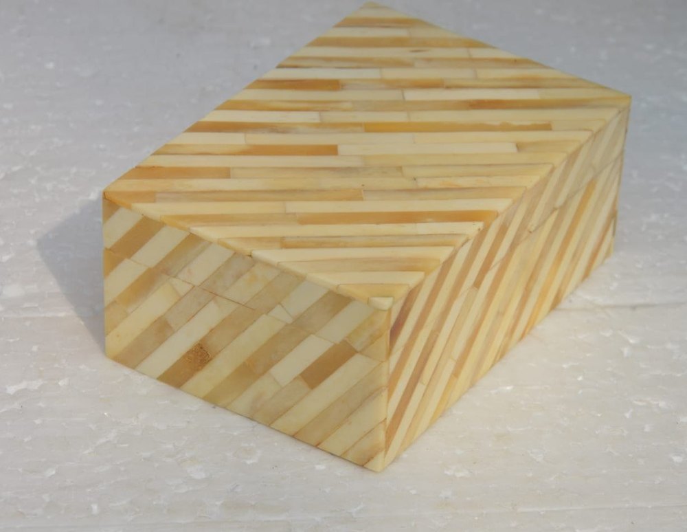Ivory Bone Inlay Gift Packaging Box, Size/Dimension: 4x6inch