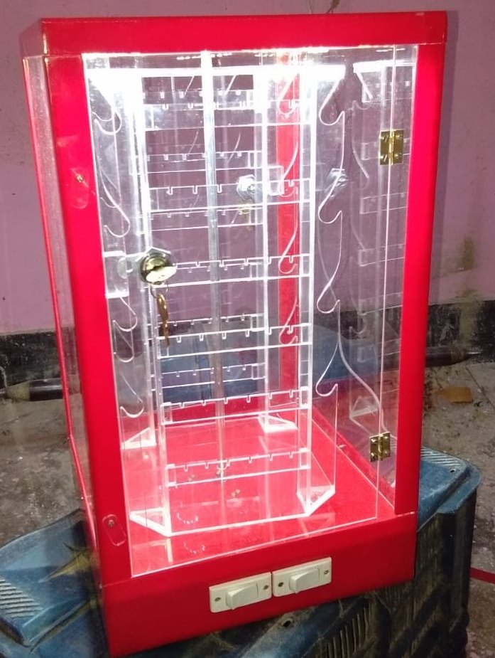 Revolving Earring Acrylic Display Box