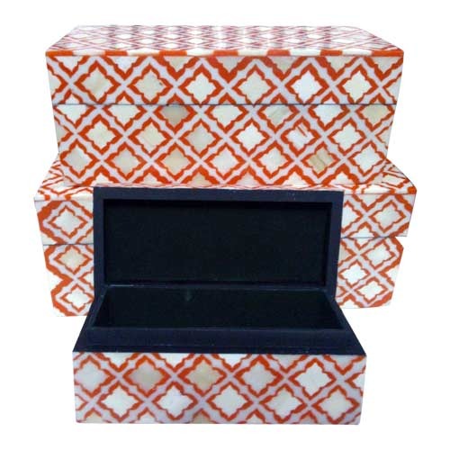 Bone Acrylic Jewelry Box