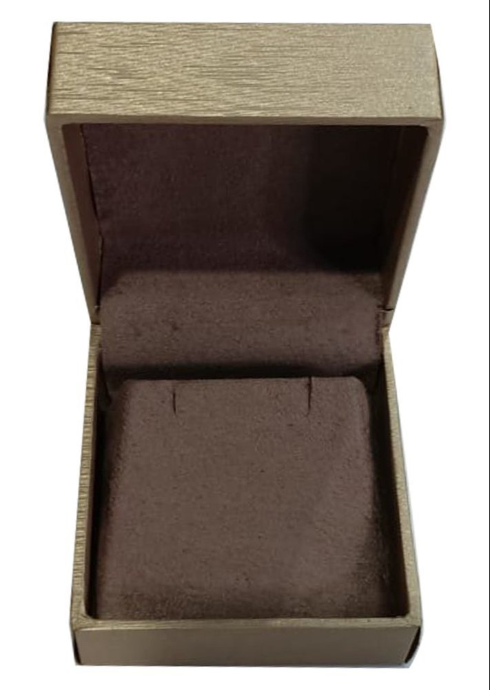 Square Brown Wooden Ring Packaging Box, Size/Dimension: 4 X 4 X 2 Inch (w X L X H)