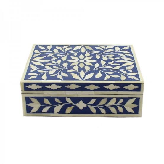 Maharaja Handicraft Square Resin Jewellery Box, For Home, Size/Dimension: 35*23*10