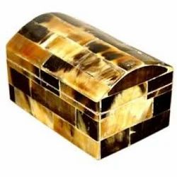 Buffalo Horn Jewelry Box