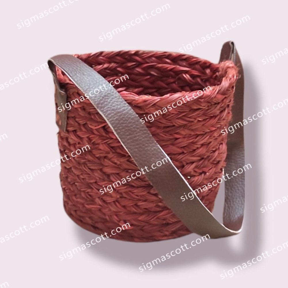 Brown Handicraft Sabai Sea Kauna Grass Cutlery Bag, For Home