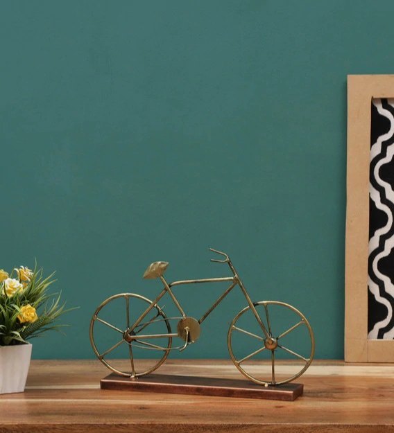 Iron Brown Table Decor Cycle Table Decor, Size/Dimension: 32x7.5x20 Cm