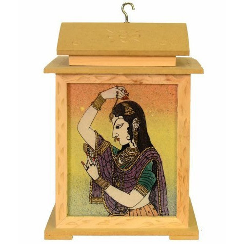 Printed Handicraft Wooden Box, For Home, Office Decoration