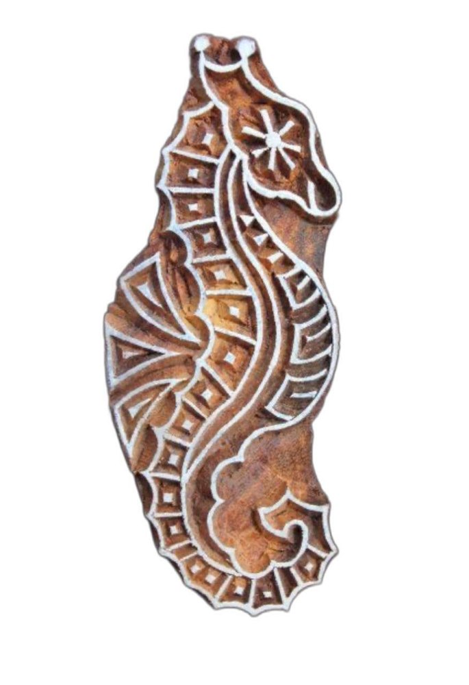 Wooden Textile Printing Blocks, For Decoration, Size: 3x3 Inch