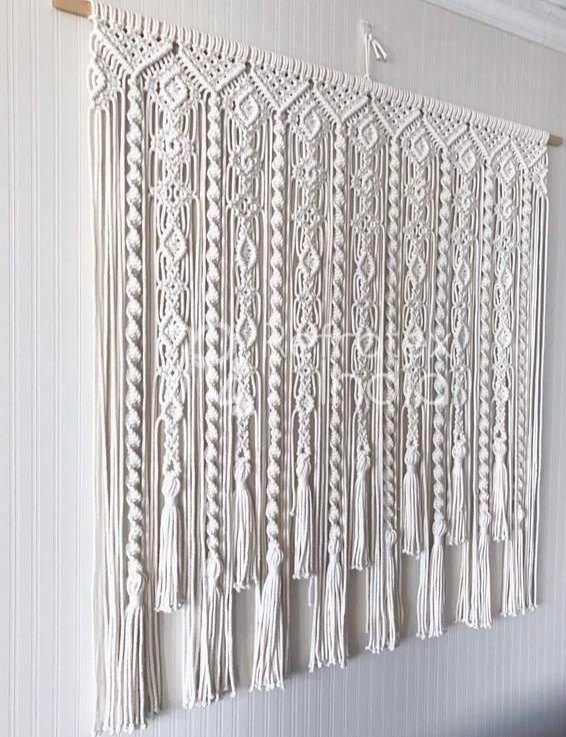 Natural Dashing Macrame Curtain