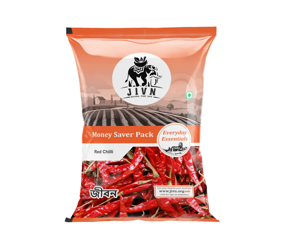 Guntur JIVN PREMIUM RED CHILLI (RED CHILLI_100_GM)