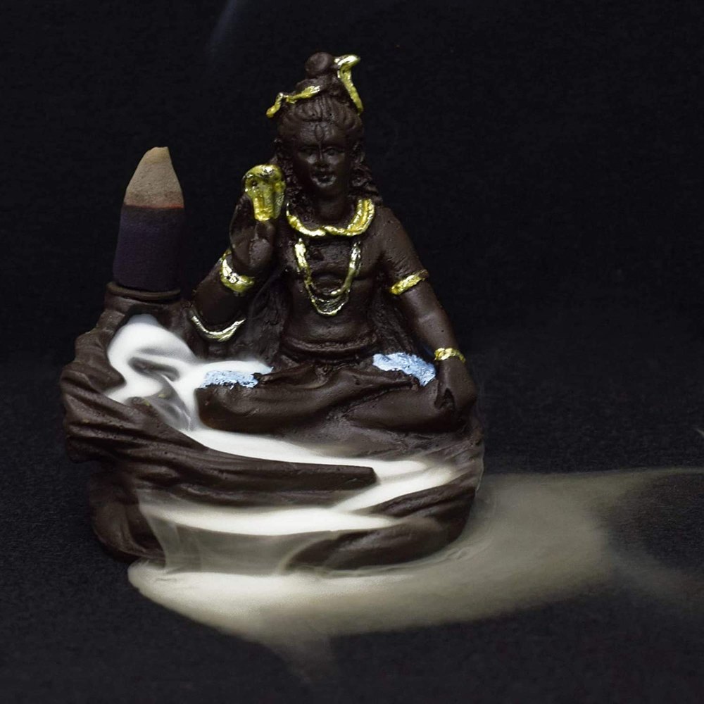 Resin Smoke Fountain, For Puja Accessories