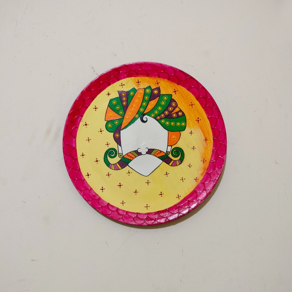 Self Design MULI RAJASTHANI TURBAN WALL PLATE