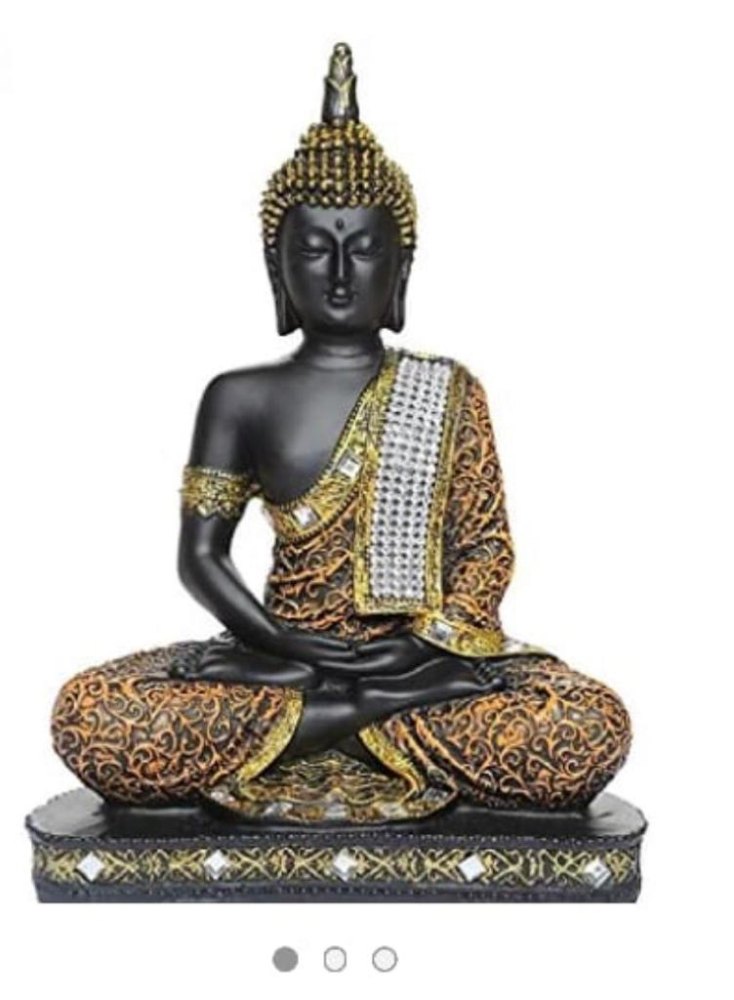 Resin Buddha Moorti, Size/Dimension: 7 Inch