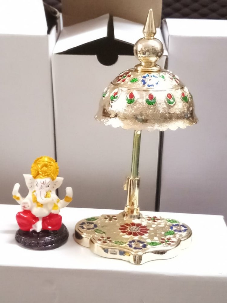 Meenakaari Acrylic Multicolor Ganeshji Gift Statue, For Gifting And Decor, Size: Various Sizes