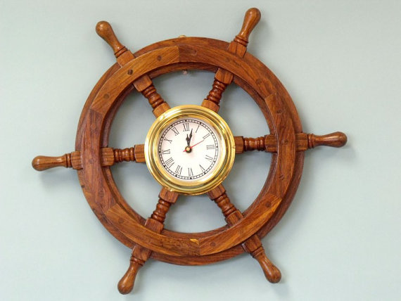 Home Decor Analog DNU Wooden Nautical Gifts, For Business Gift