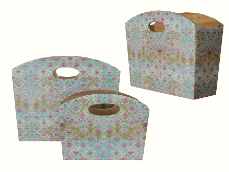 Handmade MDF Gift Basket