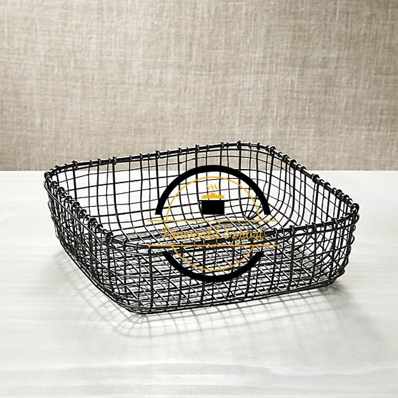 Iron Powder Coat Kitchen Wire Basket, Sqaure, Size: 2 X 3 Feet