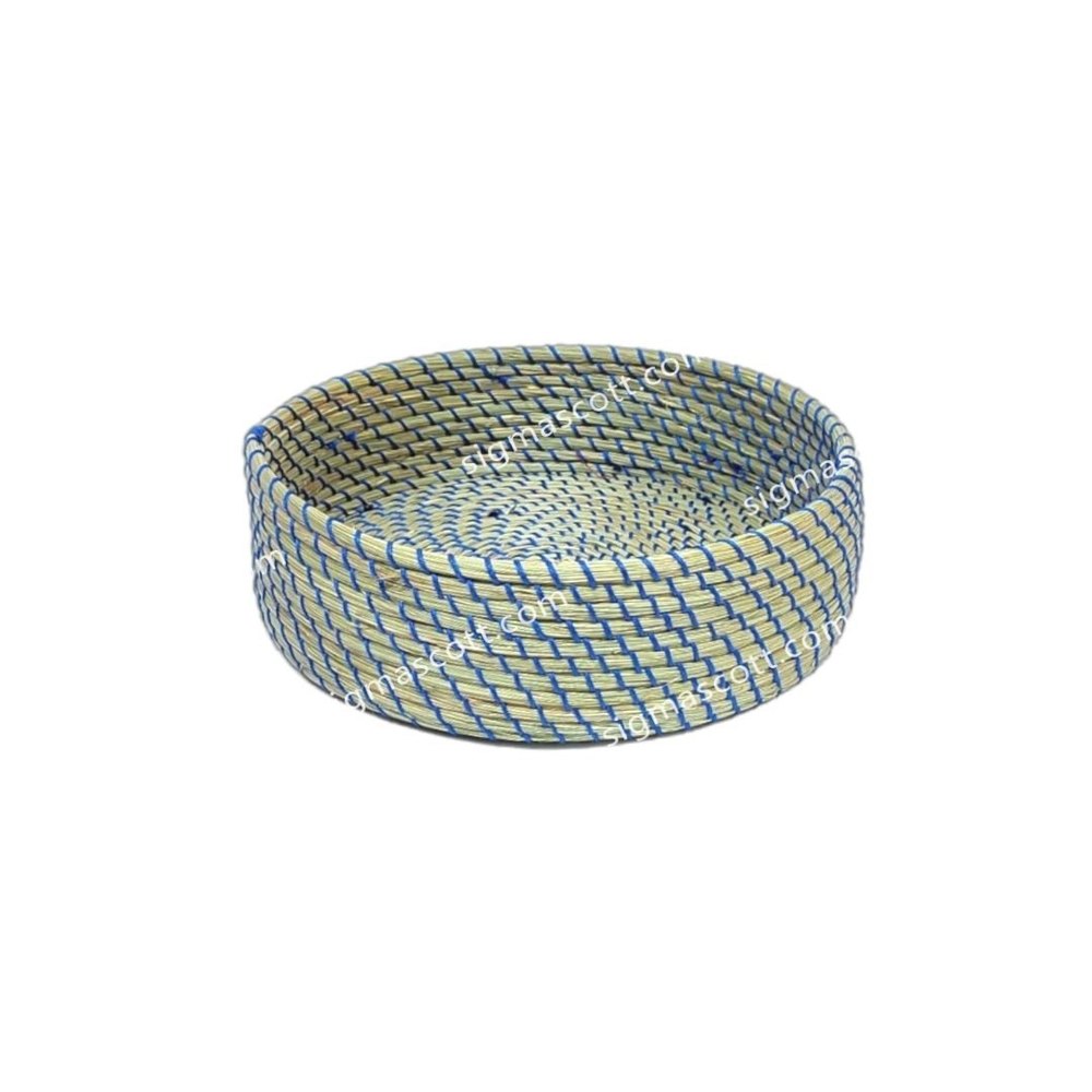 Handicraft Sabai Sea Kauna Grass Hamper / Chapati / Round Basket, Size/Dimension: 10 X 3