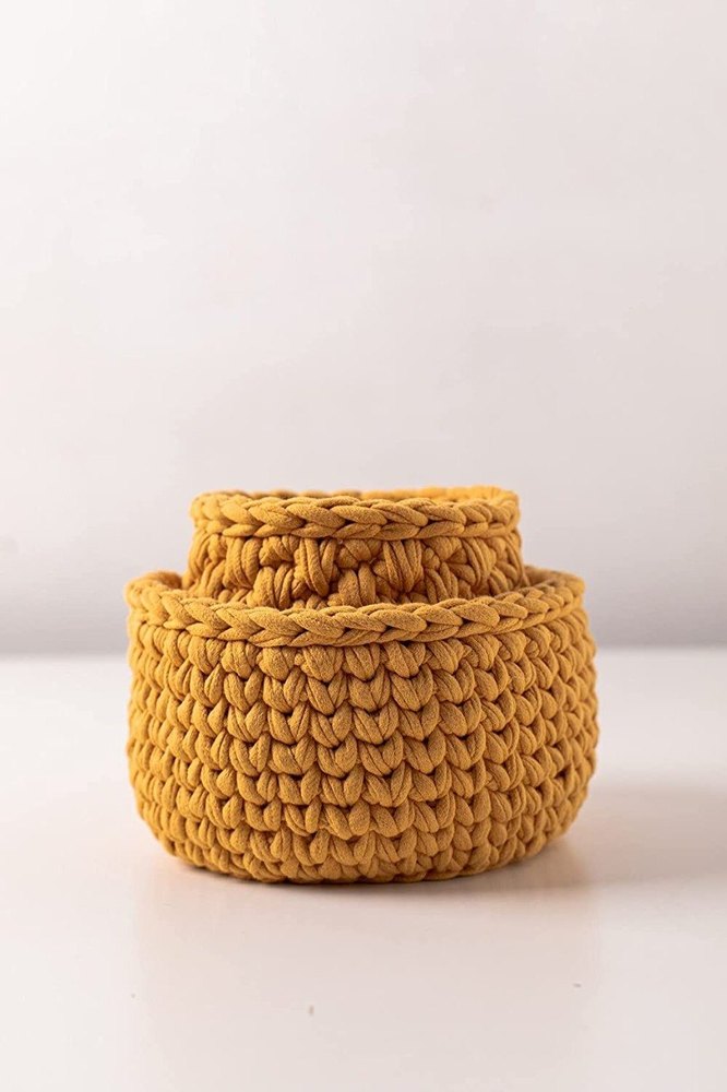 Print Shoppie Jute basket woven bag hamper baby nursery tray bucket organizer set