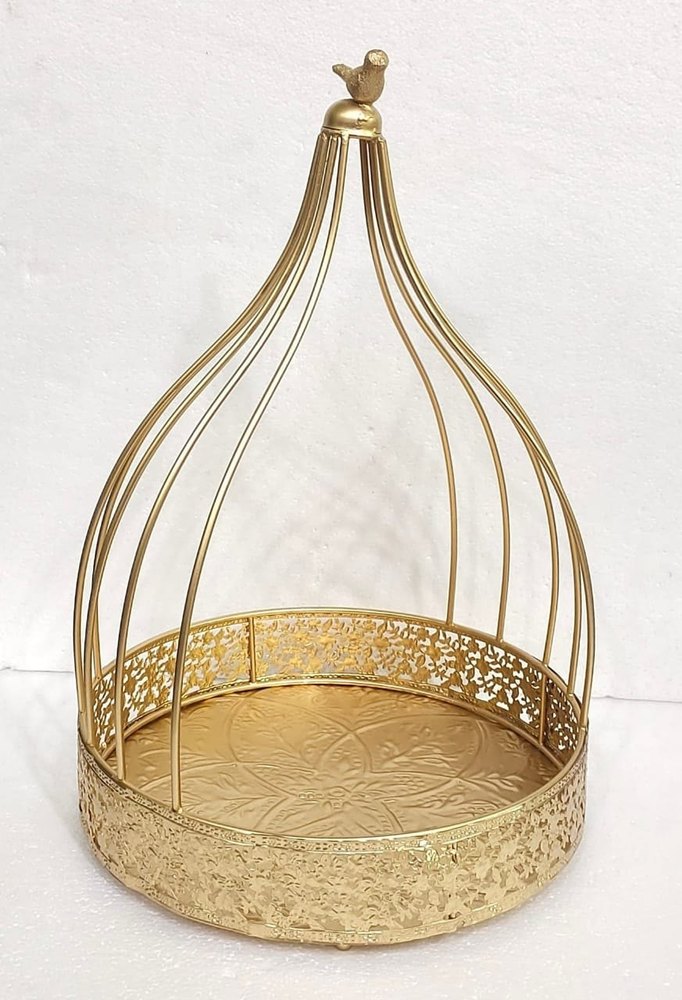 Golden Iron Gift Hamper Basket