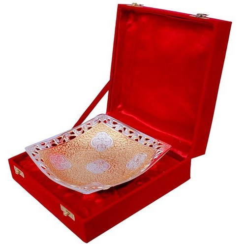 Aluminum Gold And Silver Designer Bowl Gift Set