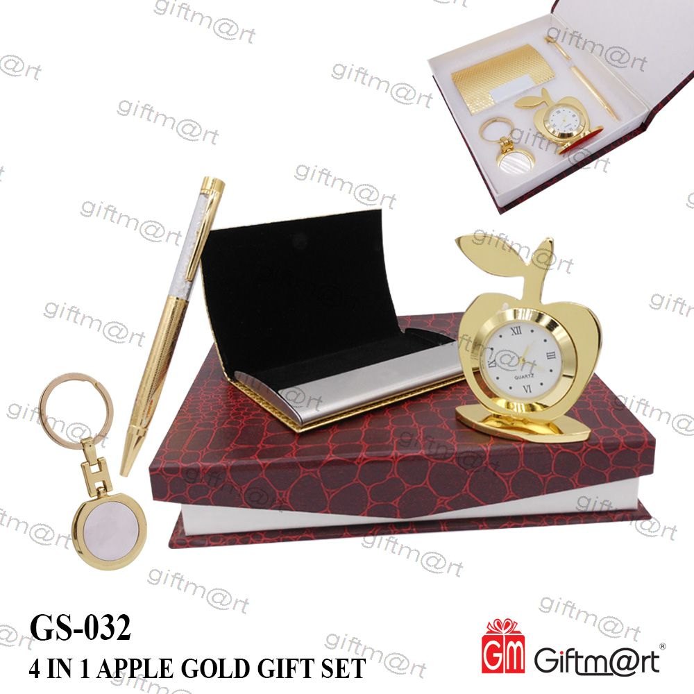 Gold, Black and Silver Apple Gold Gift Set, For Gifting
