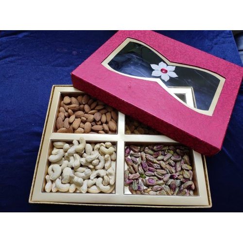 Paper Rectangular Dry Fruit Gift Pack 100Gm Each Dryfruit