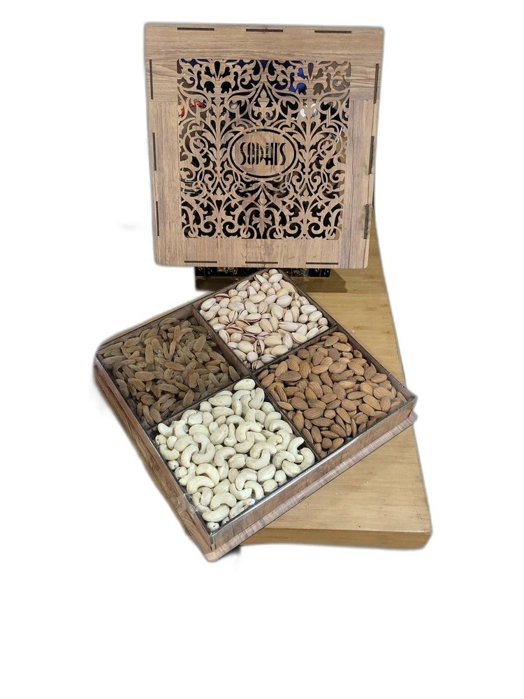 Dry Fruits And Nuts Gift Box, Box Capacity (In gms): 1000 gms