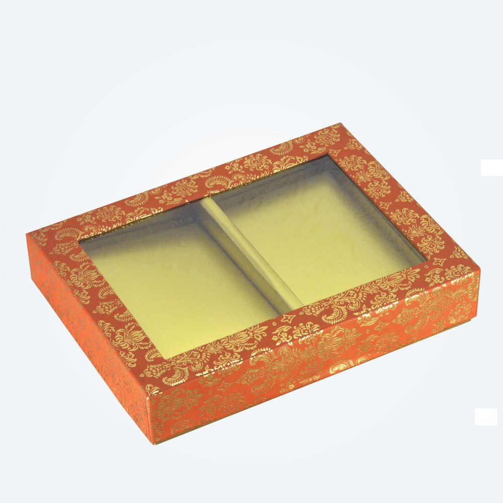 Duplex Rectangular 2 Part Hamper Chocolate & Dry Fruit Box