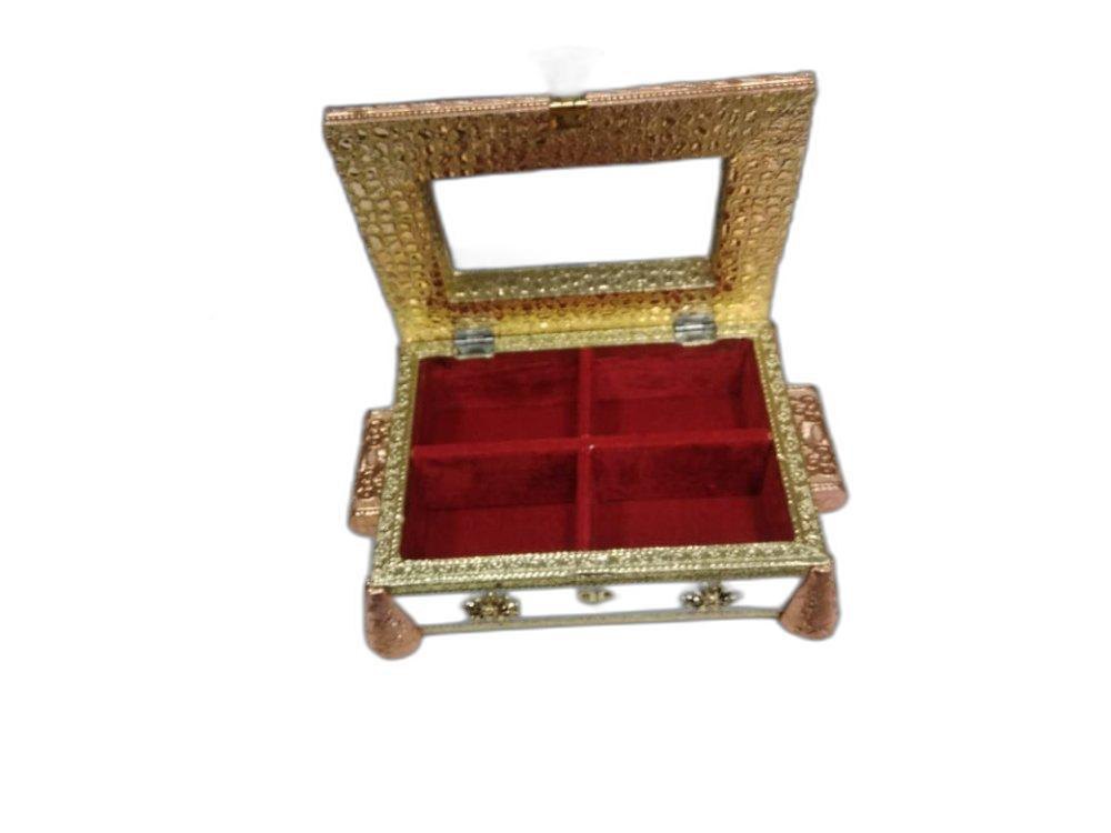 Square Silver Dry Fruits Boxes