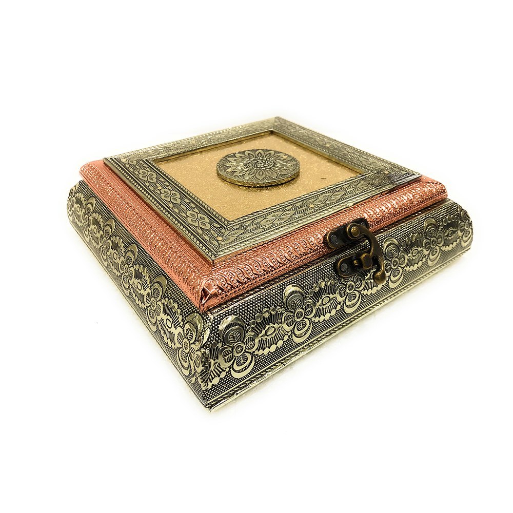 DFB-646 Jarmar Oxidized Dry Fruit Box, Box Capacity (In gms): 250 Gms