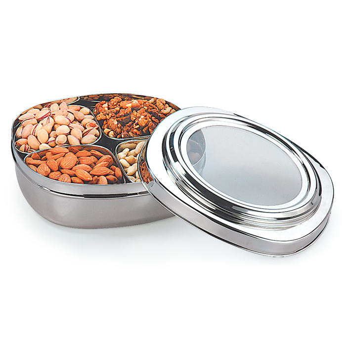 Amarjyoti Stainless Steel Dry Fruit Box, For Home