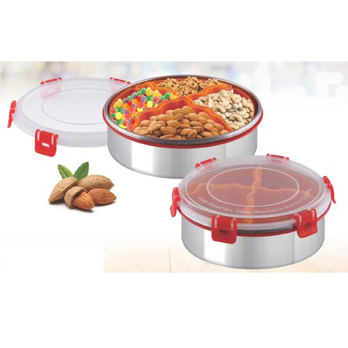 Stainless Steel Dry Fruit Box, for Kitchen, Thickness: 0.8-1mm