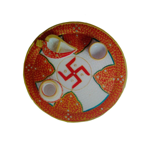 Orange And White Diwali Gift Items
