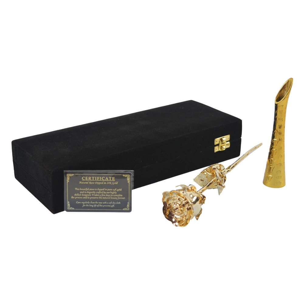 24K Golden Rose, Size/Dimension: 26 cm Length