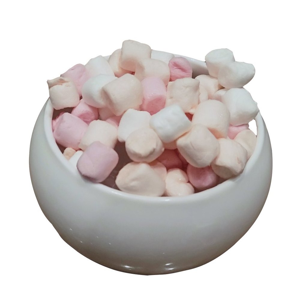 White, Cream And Pink Vanilla Mini Marshmallow Candy, For Bakery