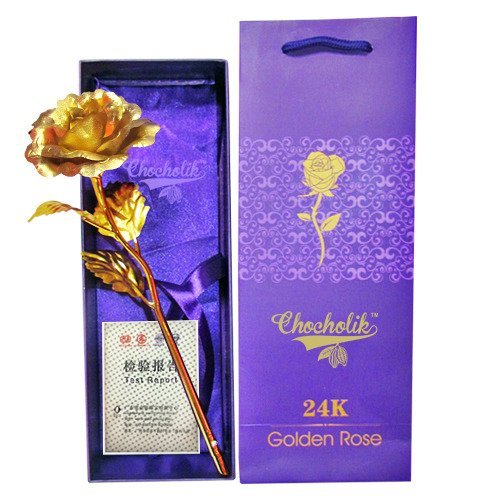 24K Golden Rose