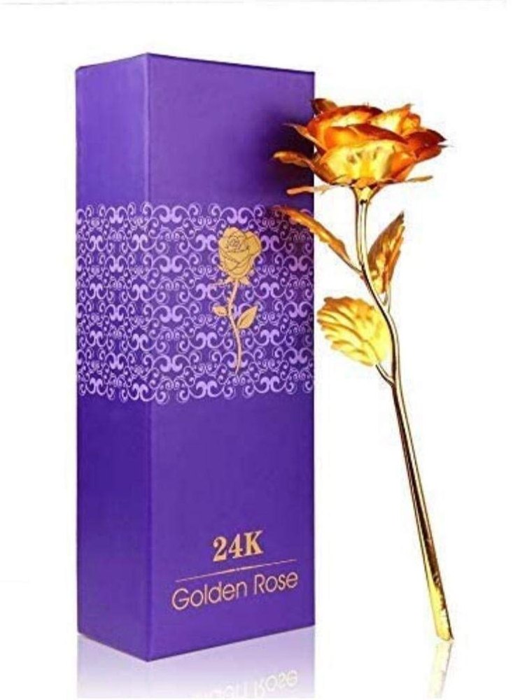 Foil Golden Rose Gift
